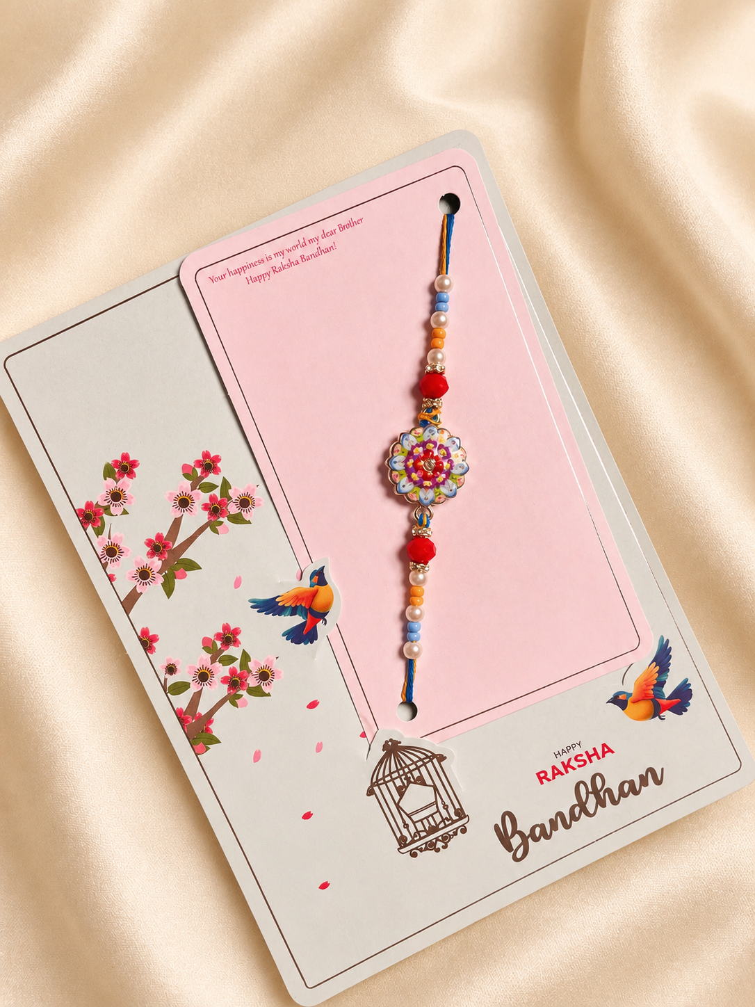 Premium Floral Designer Rakhi K50