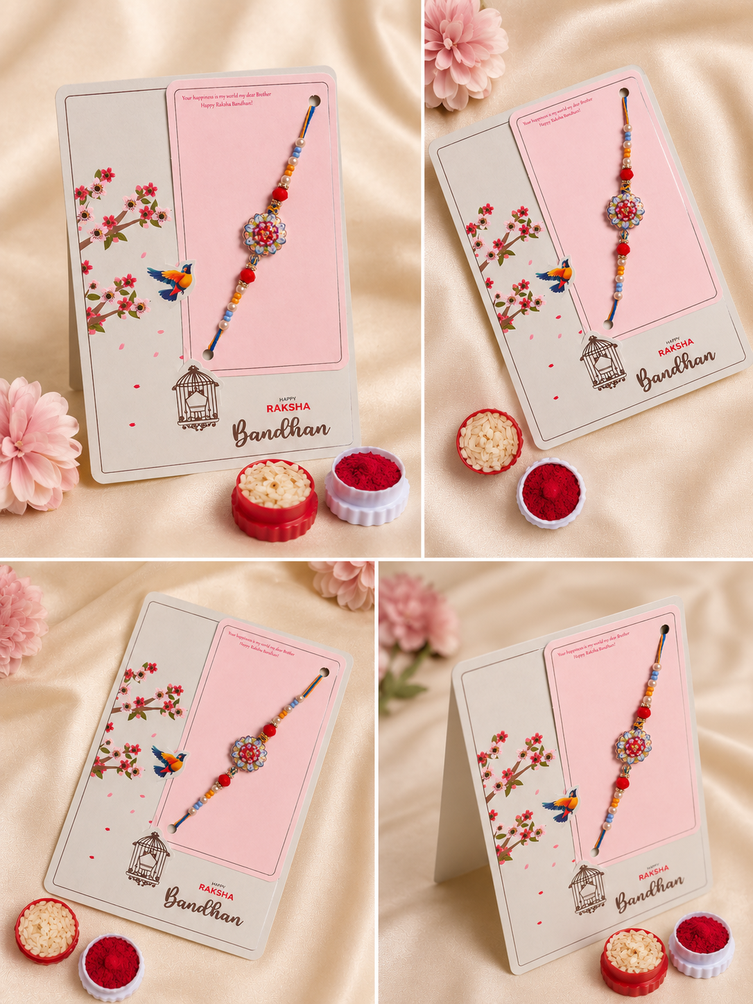 Premium Floral Designer Rakhi K50
