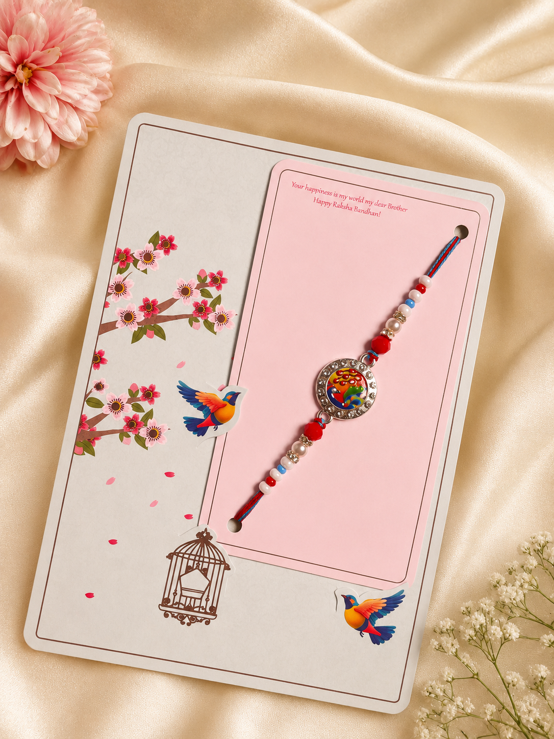 Premium Peacock Designer Rakhi K51