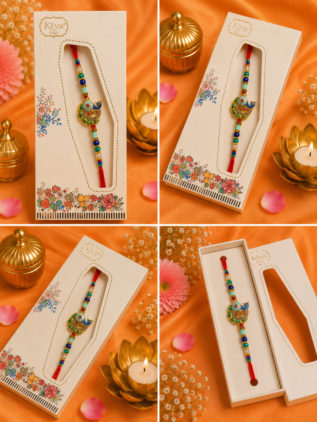 Premium Peacock Designer Rakhi K2