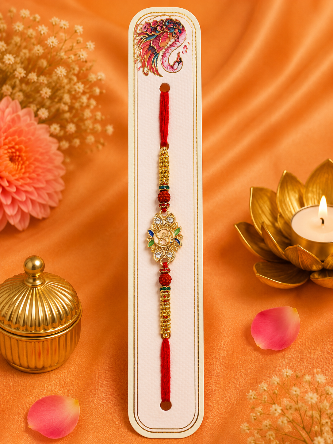 Premium Om Designer Rakhi K6