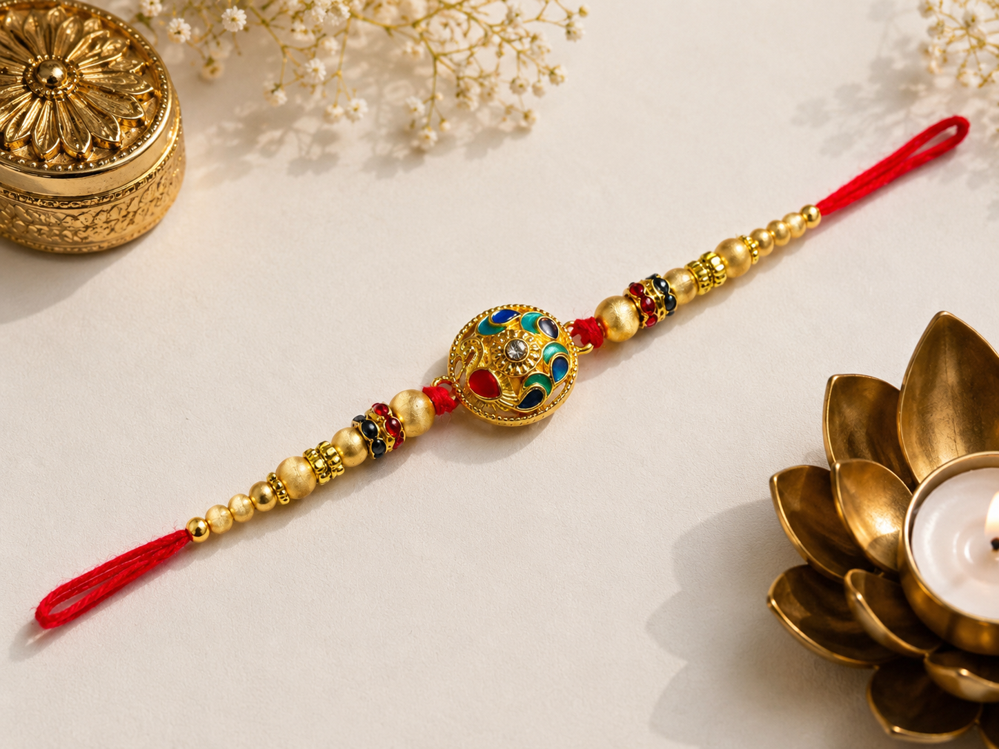 Royal Multicolor Designer Rakhi K13
