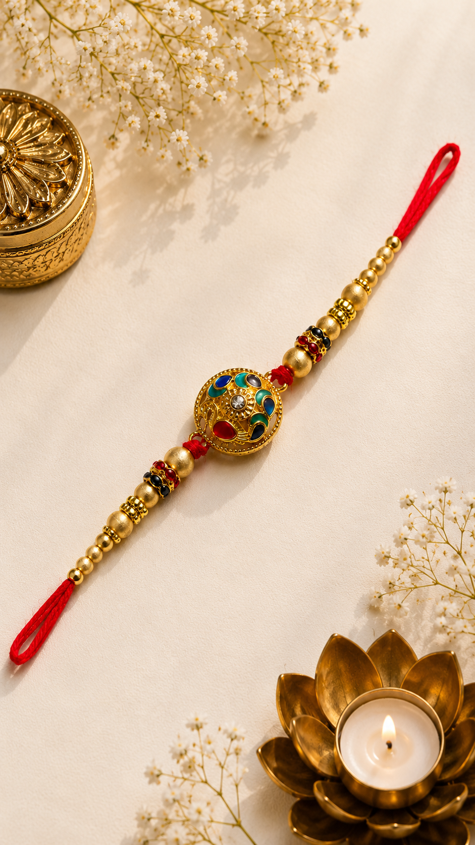 Royal Multicolor Designer Rakhi K13