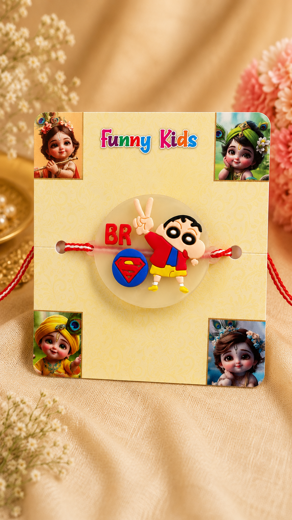 Shinchan Super Brother Kids Rakhi K23