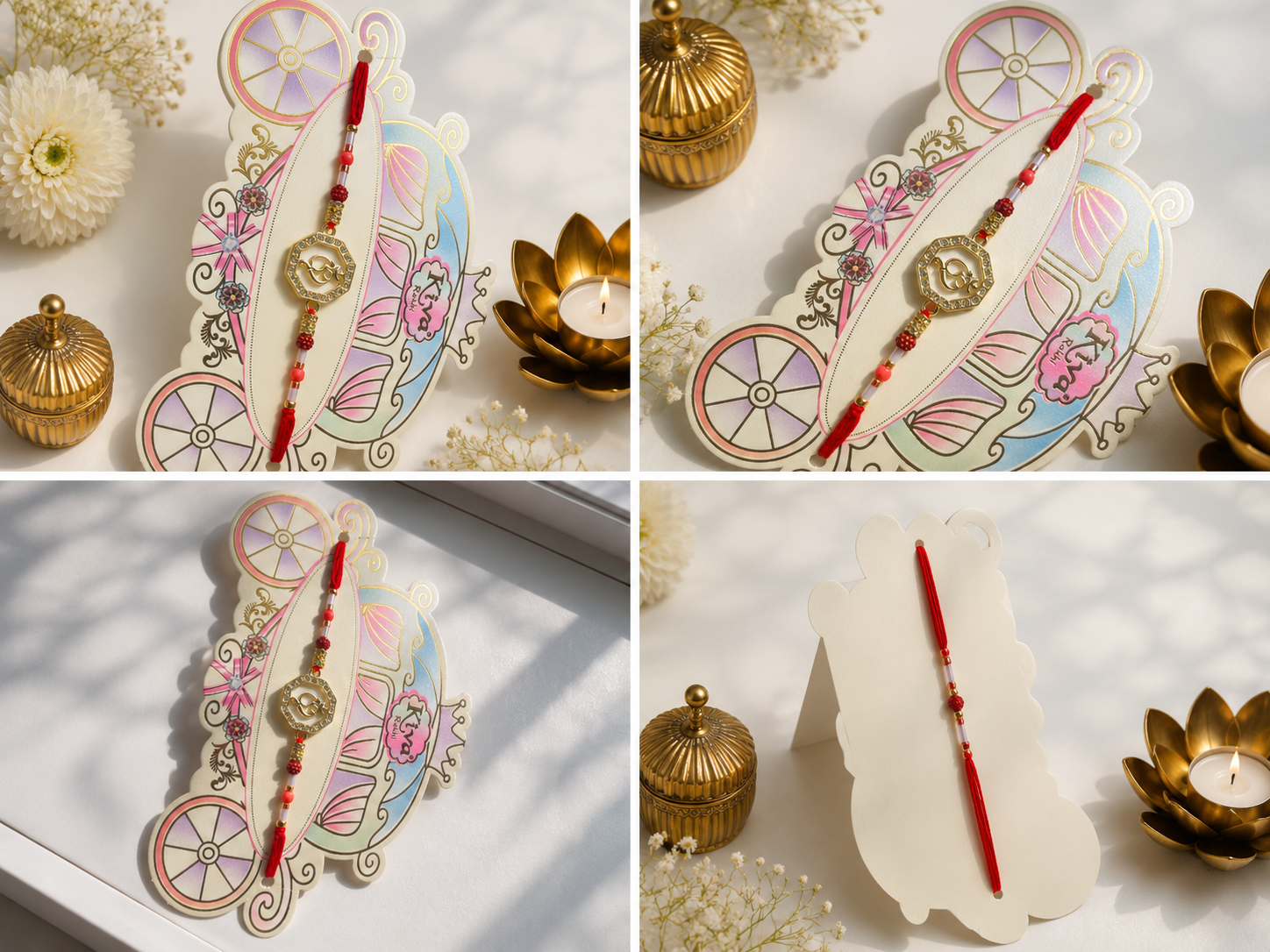 Premium Om Designer Rakhi K10