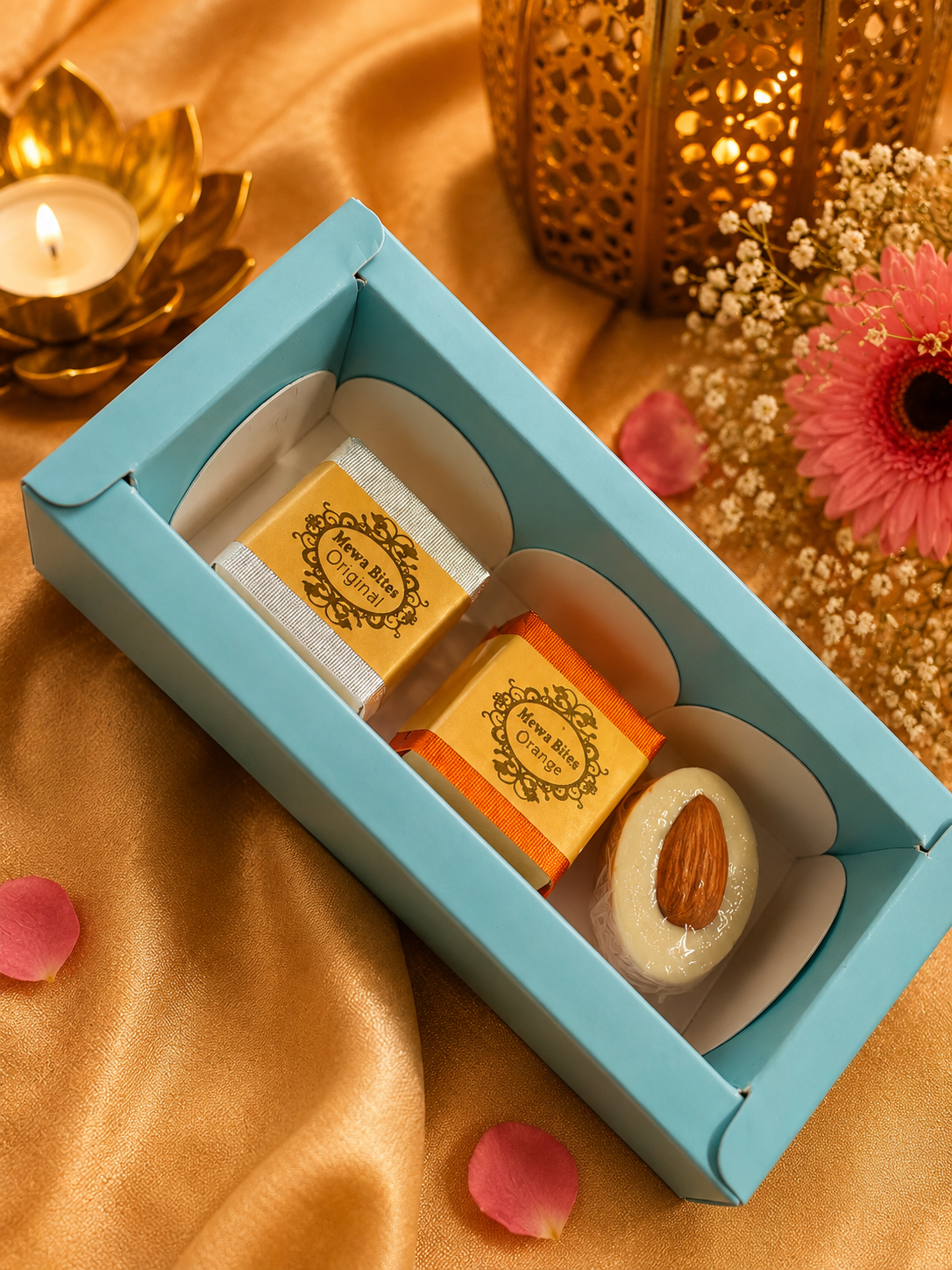 Premium Raksha Bandhan Gift Box with Random Rakhi worth Rs 100