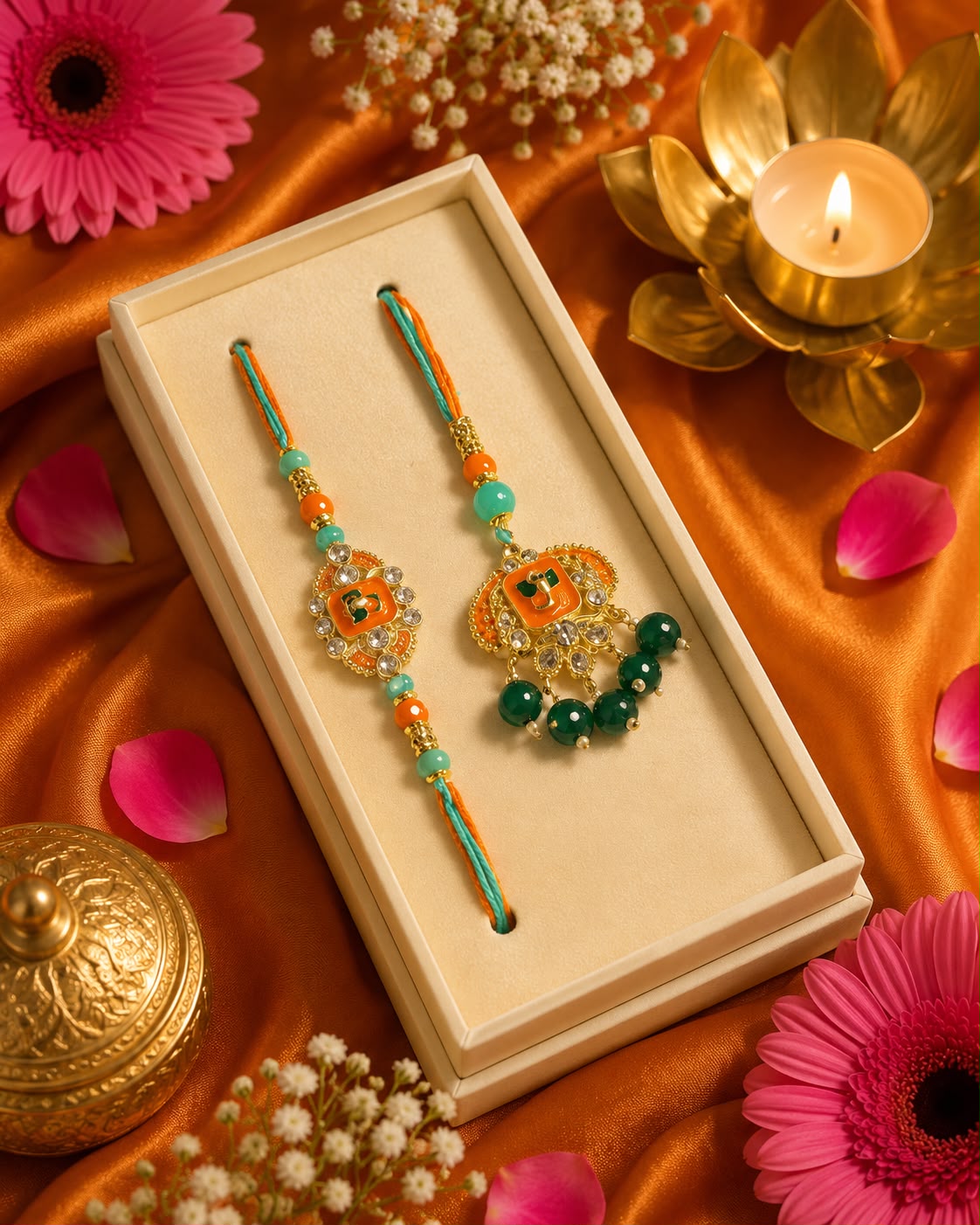Royal Milan Bhaiya Bhabhi Rakhi K17
